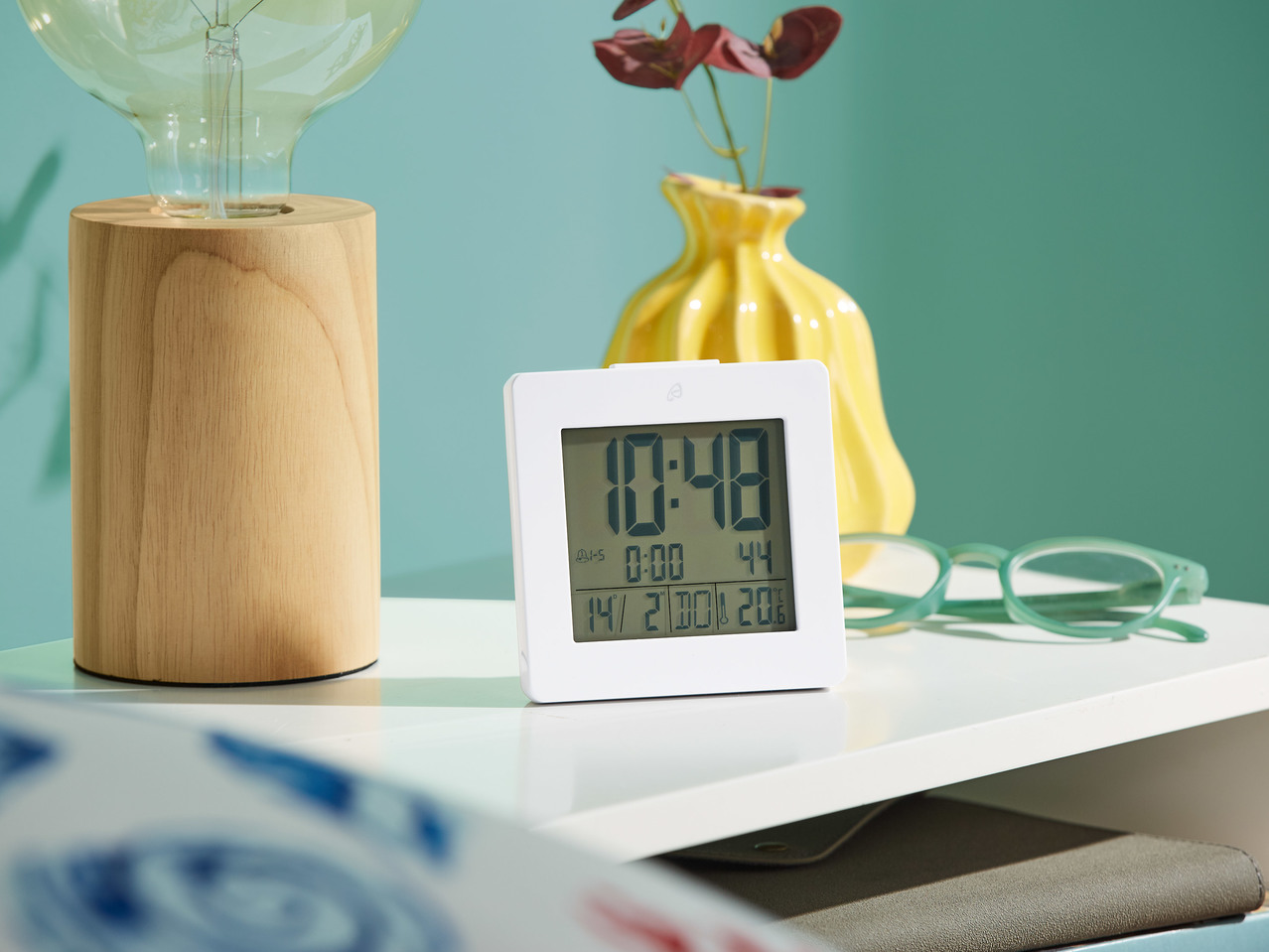 AURIOL(R) Radiostyret LCD-vækkeur