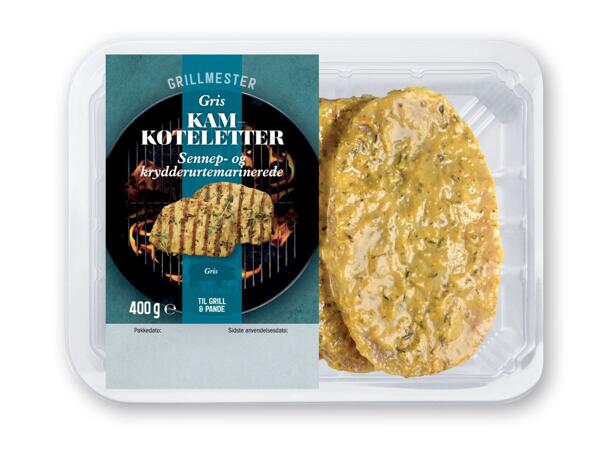 GRILLMESTER Marinerede kamkoteletter