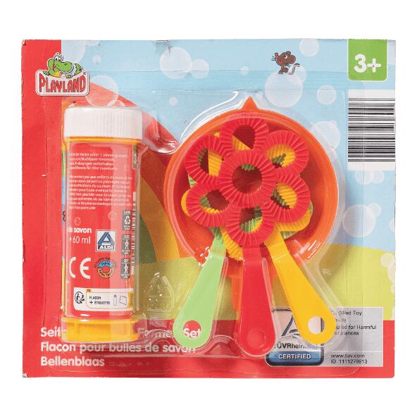 PLAYLAND(R) 				Jouet souffleur de bulles ou recharge