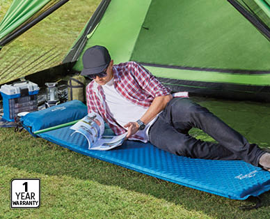 Self-Inflating Mat with Pillow