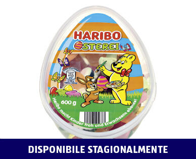 HARIBO 
 CARAMELLE GOMMOSE ALLA FRUTTA IN CONFEZIONE PASQUALE