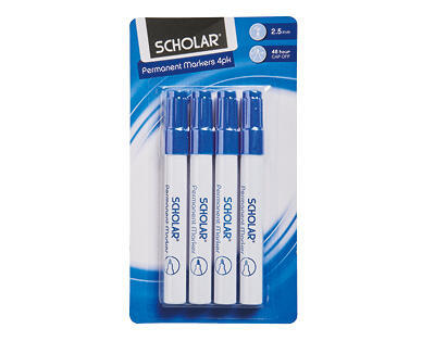 Permanent Markers 4pk
