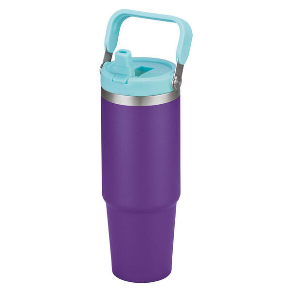Adventuridge Purple & Teal Carry Handle Stainless Steel Bottle - 30oz