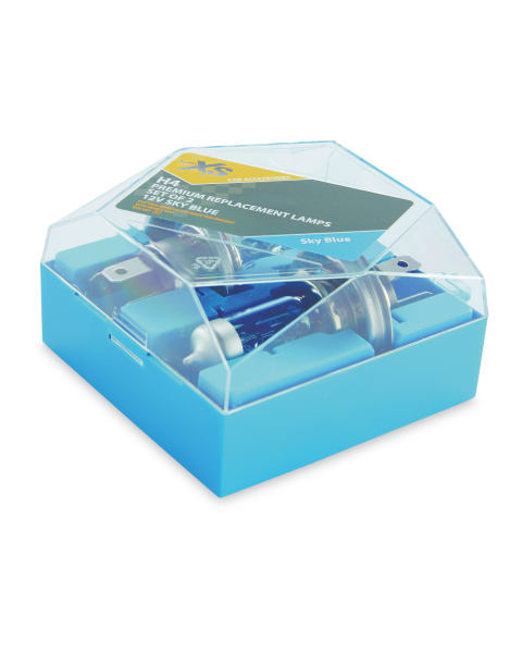 AutoXS H4 Sky Blue Car Bulb Set