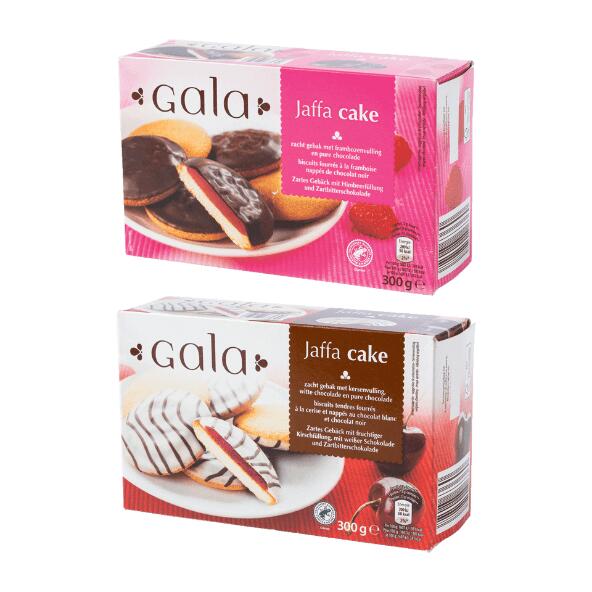 GALA(R) 				Jaffa cakes