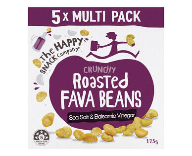 The Happy Snack Co Roasted Fava Beans 5pk/125g