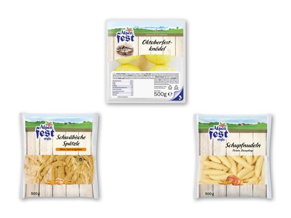 ALPENFEST Knödel eller nudler