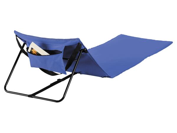 Foldable Beach Lounger with Backrest
