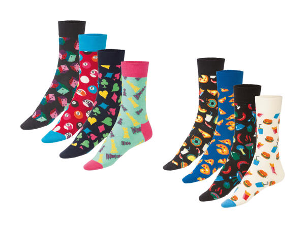 Coffret cadeau chaussettes Happy Socks, lot de 4
