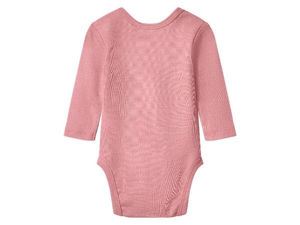 Dětské body s dlouhými rukávy z merino vlny a hedvábí