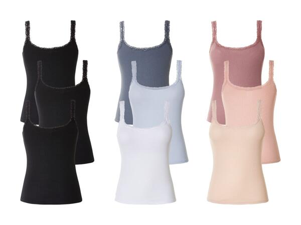 ESMARA(R) Top med blonder 3-pak