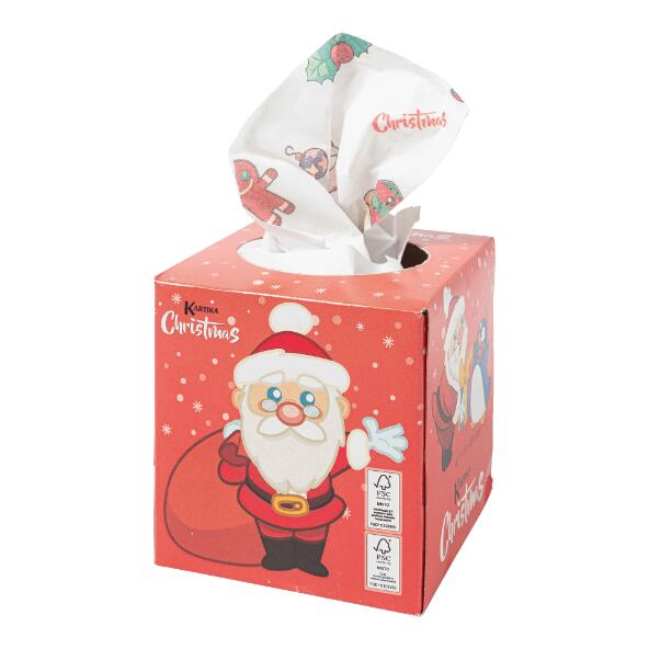 KARTIKA(R) 				Mouchoirs de Noël, 56 pcs