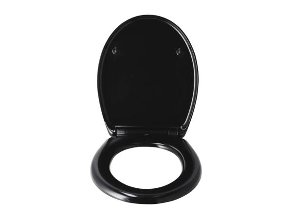 Livarno Home Black Toilet Seat