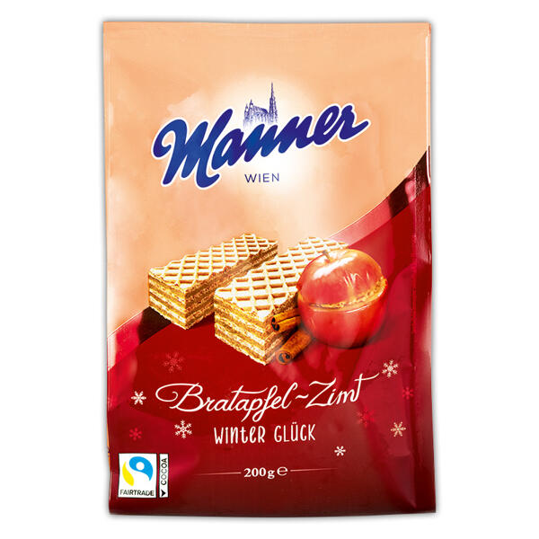 Waffeln Winter Glück