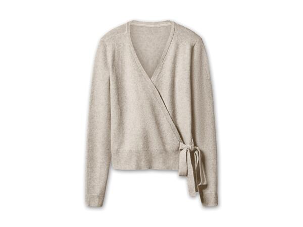 Damen Strickpullover/Wickelcardigan