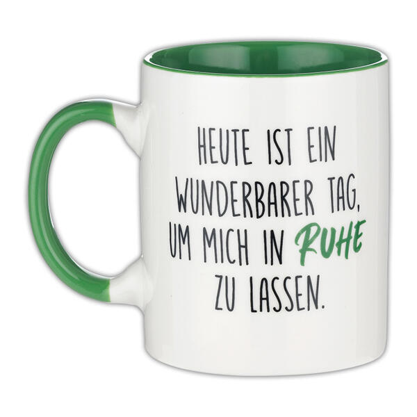 Tasse mit Spruch