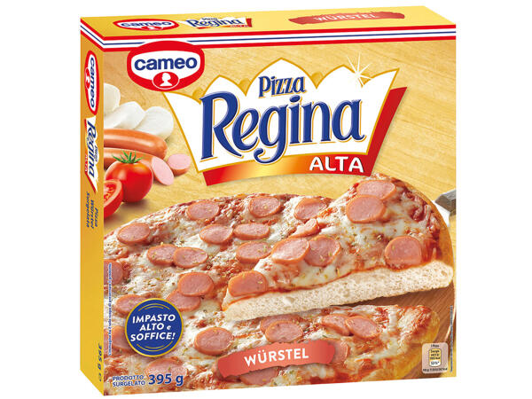 Pizza with sausages