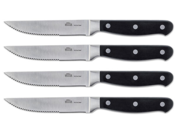 Grillmeister(R) Steakmesser, 4 Stück