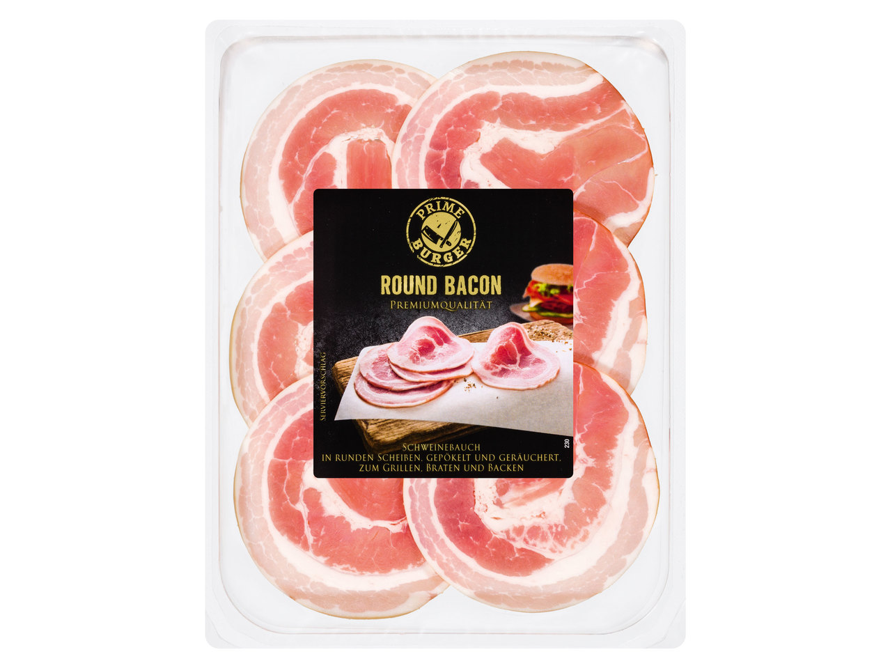 PRIME BURGER Round Bacon