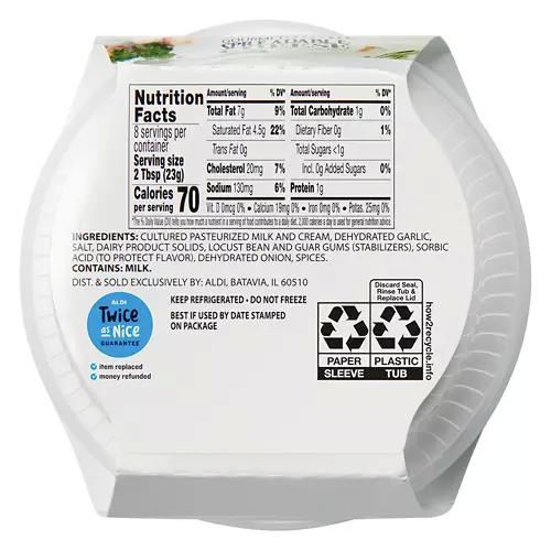 Garlic & Herb Gourmet Spreadable Cheese, 6.5 oz