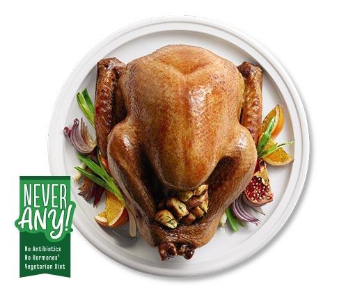 Never Any! 
 Antibiotic Free Whole Turkey