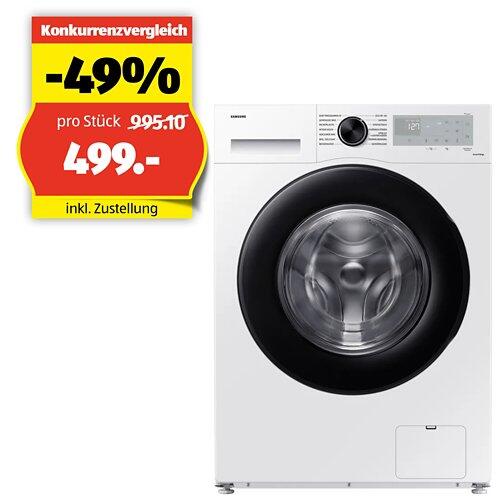 SAMSUNG Waschmaschine, WW5000, 9kg (WW90CGC04AAHWS)