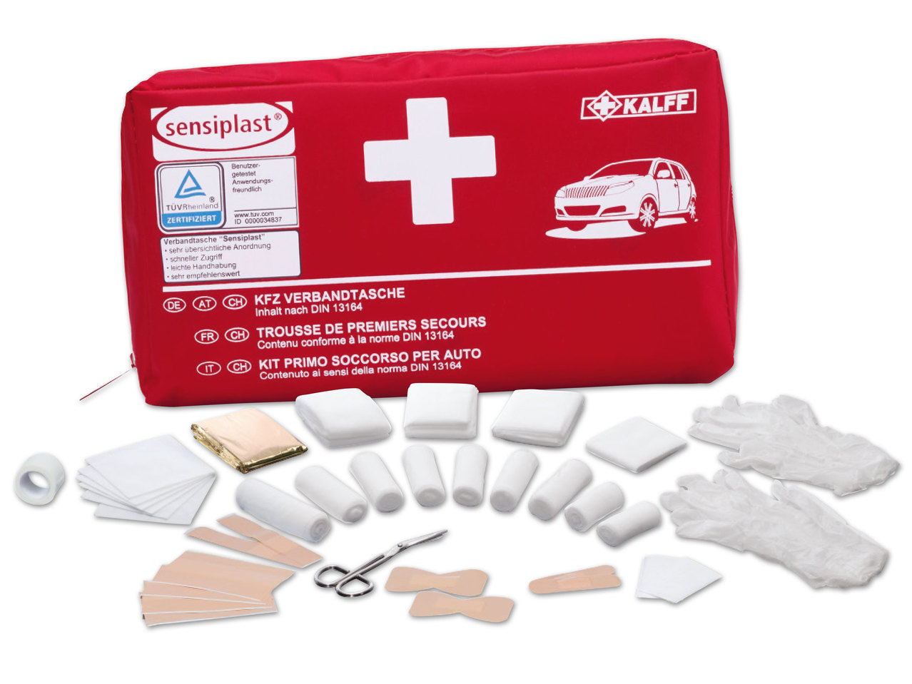 SENSIPLAST(R) Kfz-Verbandtasche, 44-teilig