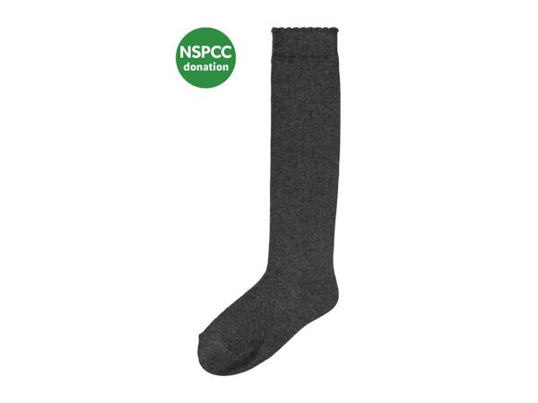 Kids' School Knee High Socks - 5 Pairs
