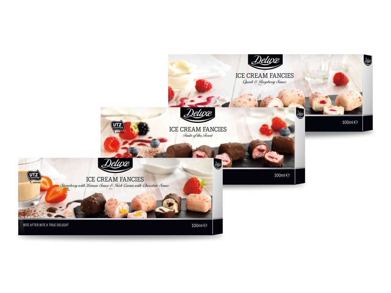 Chocolats fourrés à la glace