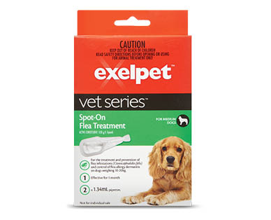 Exelpet Vet Series Spot-On Flea Treatment