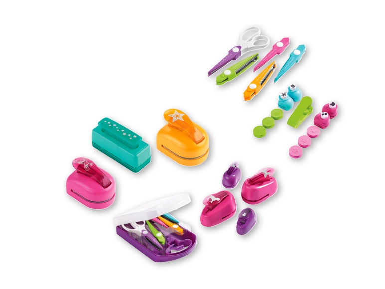 Crelando Craft Scissor Set/Craft Paper Punch Set