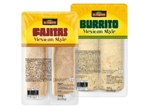Fajitas or Mexican Burrito