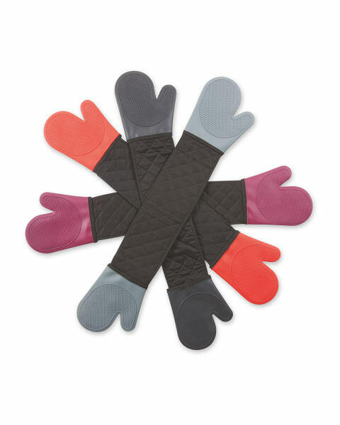 Charcoal Silicone Double Oven Glove