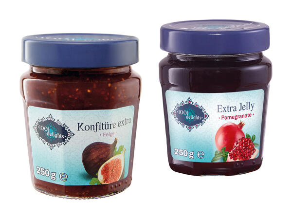 Confiture de figue/gelée de grenade