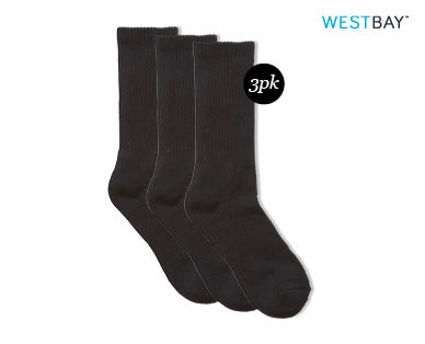 Mens Sports Crew Socks 3pk