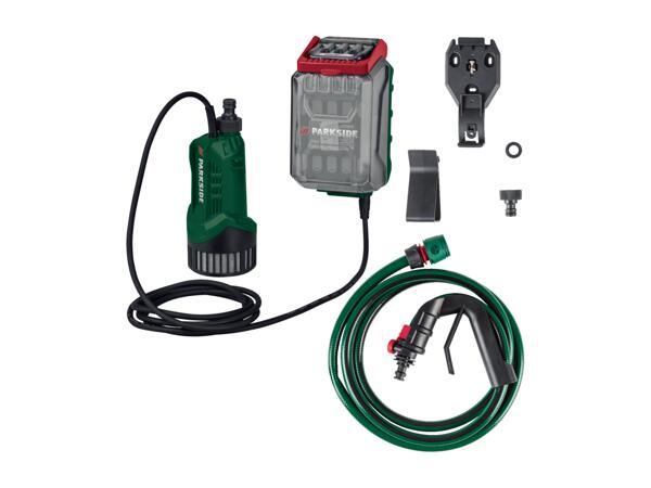 Batteridriven pump för regntunnor 20 V