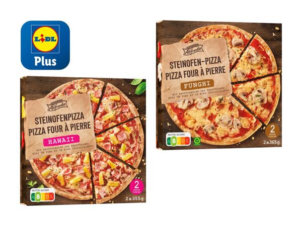 Pizza cuite au four à pierre Hawaï/​​champignons