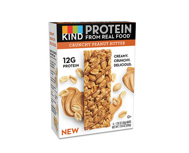 KIND Protein Bars Crunchy Peanut Butter or Double Dark Chocolate