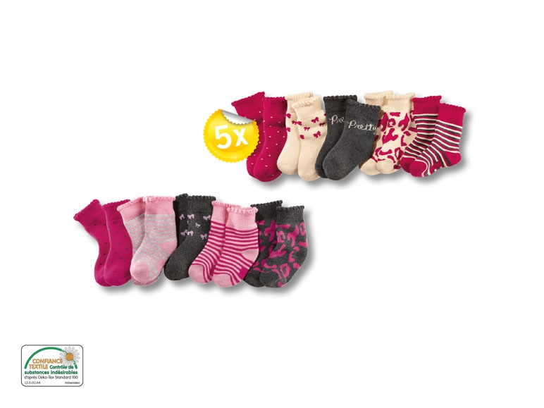Chaussettes, 5 paires