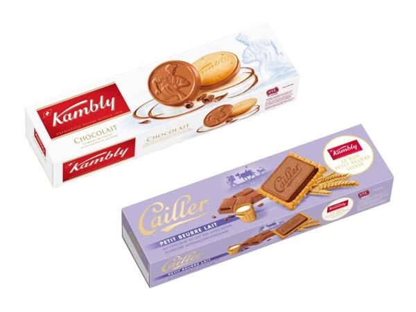 Petit Beurr Kambly assortiti al latte/​cioccolato sort.