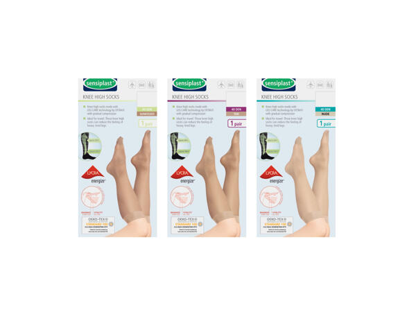 Sensiplast Tunna knästrumpor, 1 par