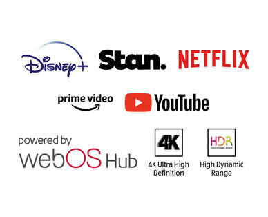 70" Ultra HD TV with webOS