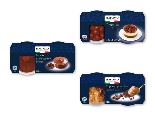 Tiramisu eller Coppa cappuccino
