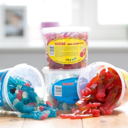 Schlumpf- oder Kirschen-Cola-Bonbons