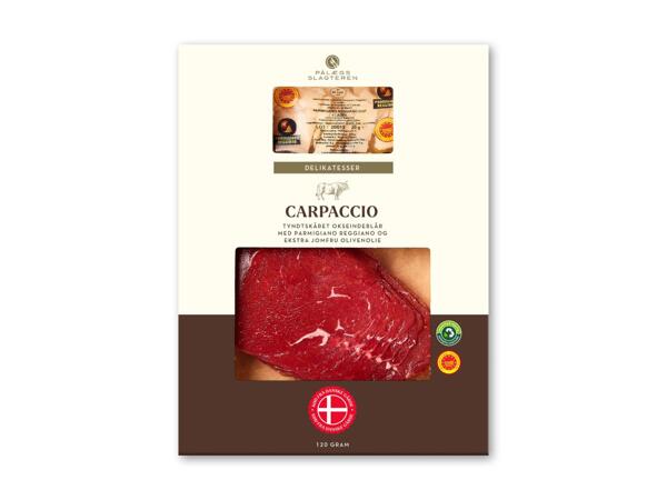 Carpaccio med olivenolie