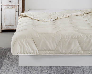 Duvet matelassé duo de laine de mouton MY LIVING STYLE