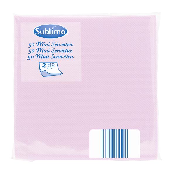 SUBLIMO(R) 				50 serviettes papier