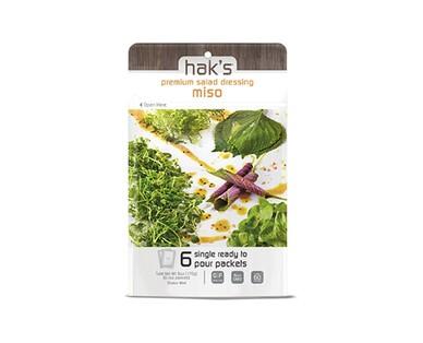 Hak's Dressing 6 Packs - Spicy Thai, Miso, Honey Dijon