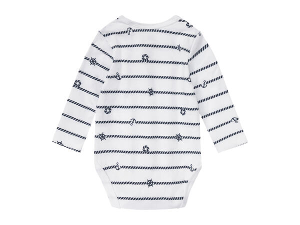 Lupilu Baby Long-Sleeve Bodysuits - Pack of 3