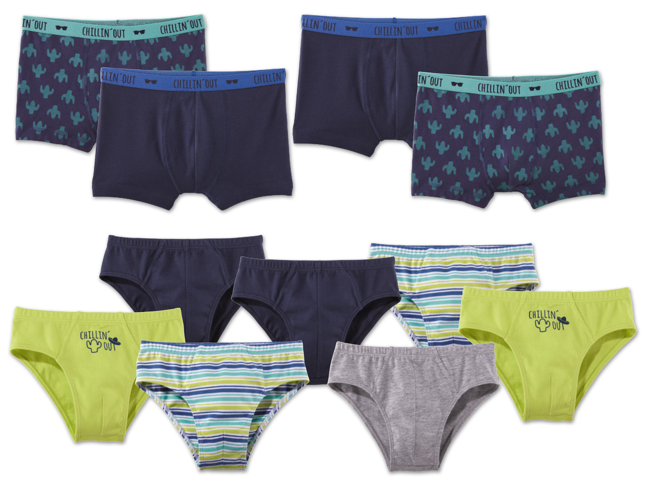 LUPILU(R) Buben Slips, 7 Stück oder Boxer, 4 Stück1
